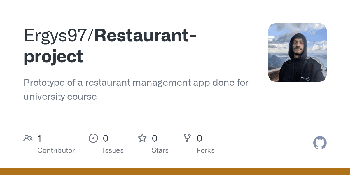 Restaurant Management System